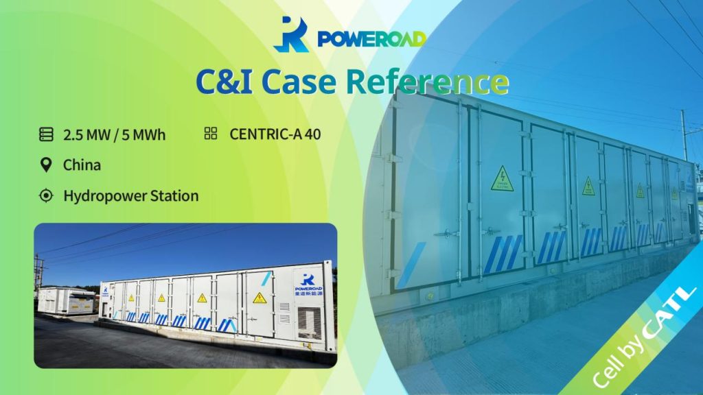 POWEROADs 5 MWh Energy Storage Solution for Insufficient Hydro power Production