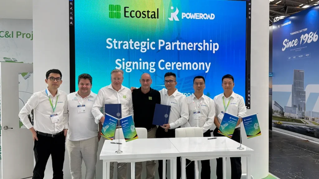 POWEROAD and Ecostal Strengthen Strategic Partnership to Accelerate Energy Storage Growth in Belgium