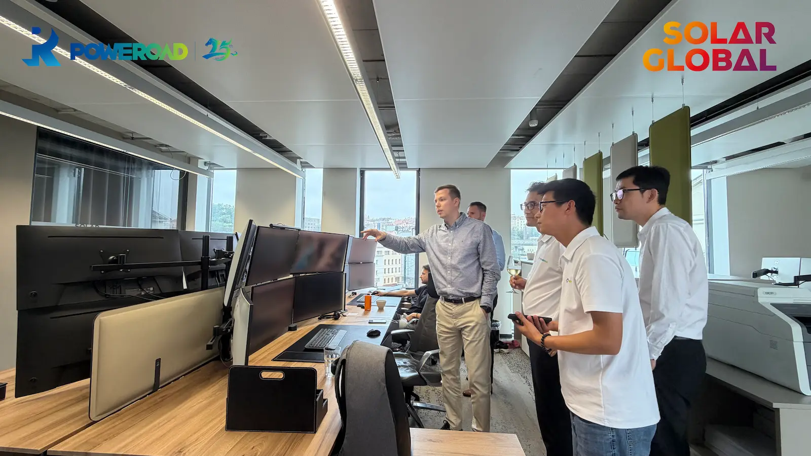 POWEROAD Leadership Visits Solar Global to Discuss Battery Energy Storage Opportunities in Europe-2