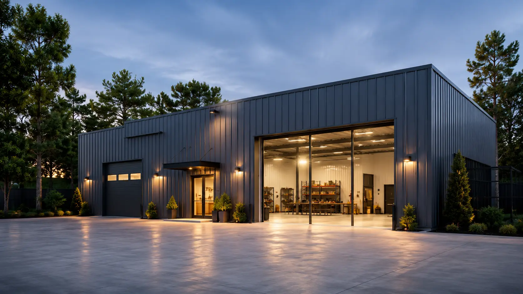 Small commercial site