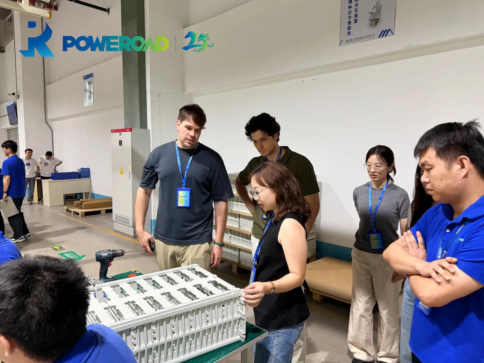 POWEROAD Welcomes European Team to Headquarters for Market Exchange and Manufacturing Insights-2
