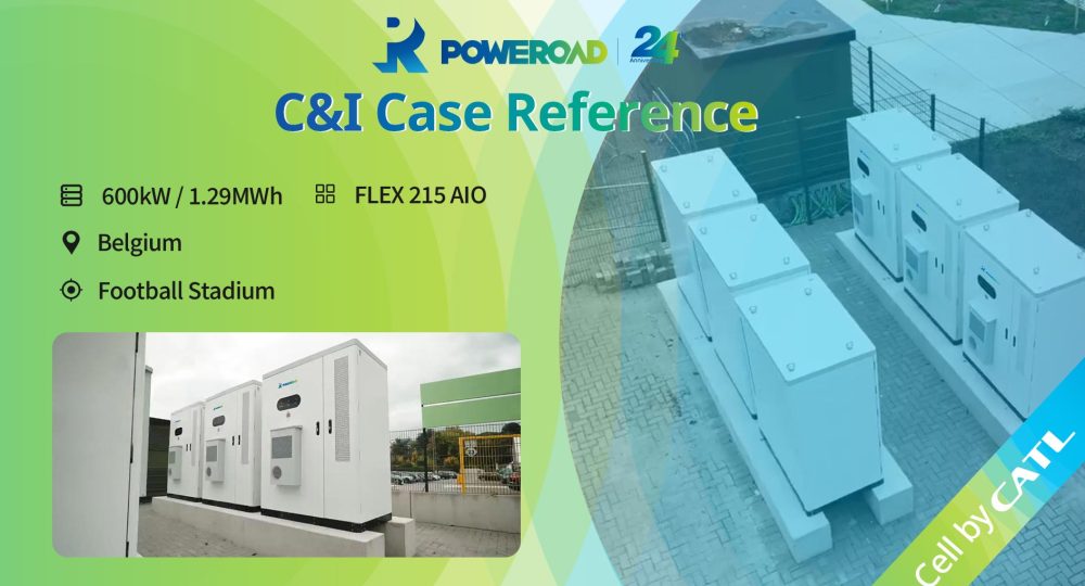 Commercial ESS Project POWEROAD ESS Supports Smart Energy Transition at a Belgian Football Stadium